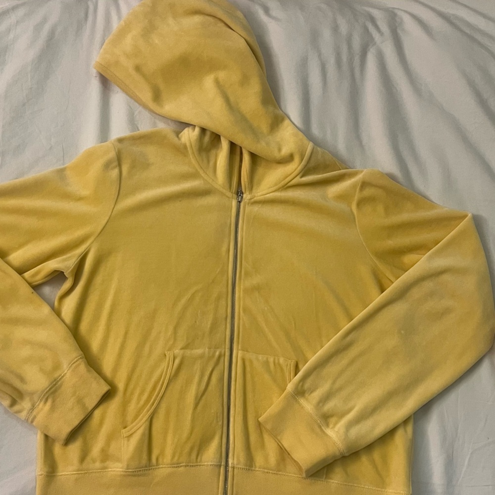 Victoria's Secret Yellow Hoodie Blouse Plush & Lush